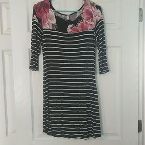 Black and White Stripes Dress